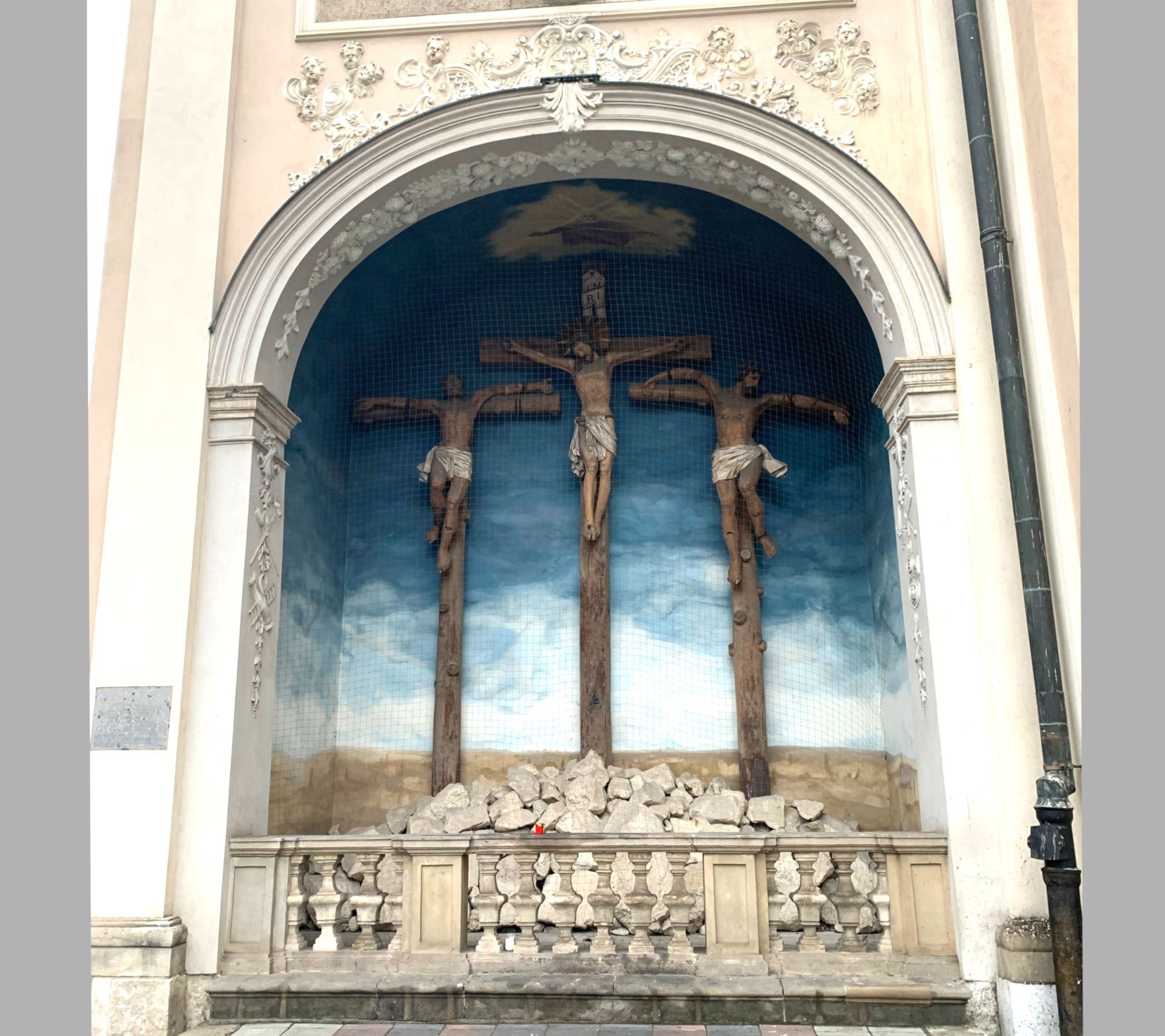 Historia powstania Kalwarii - charakterystycznego zewnętrznego elementu wystroju naszej Bazyliki