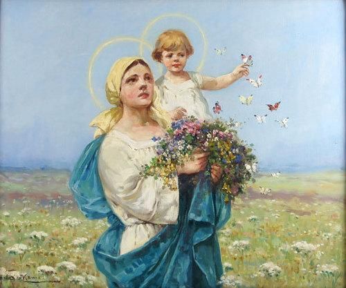 Tradycja święcenia kwiatów i ziół związana z Uroczystością Wniebowzięcia NMP - symbolika kwiatów poświęconych Maryi